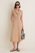 Khaki Orla Dress