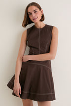 Dark Mocha Mini Karrigan Dress