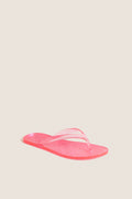 Pink Jelly Flip Flops