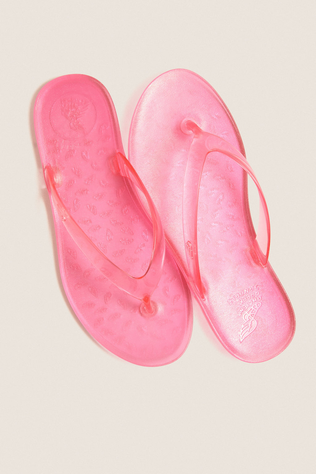 Pink Jelly Flip Flops