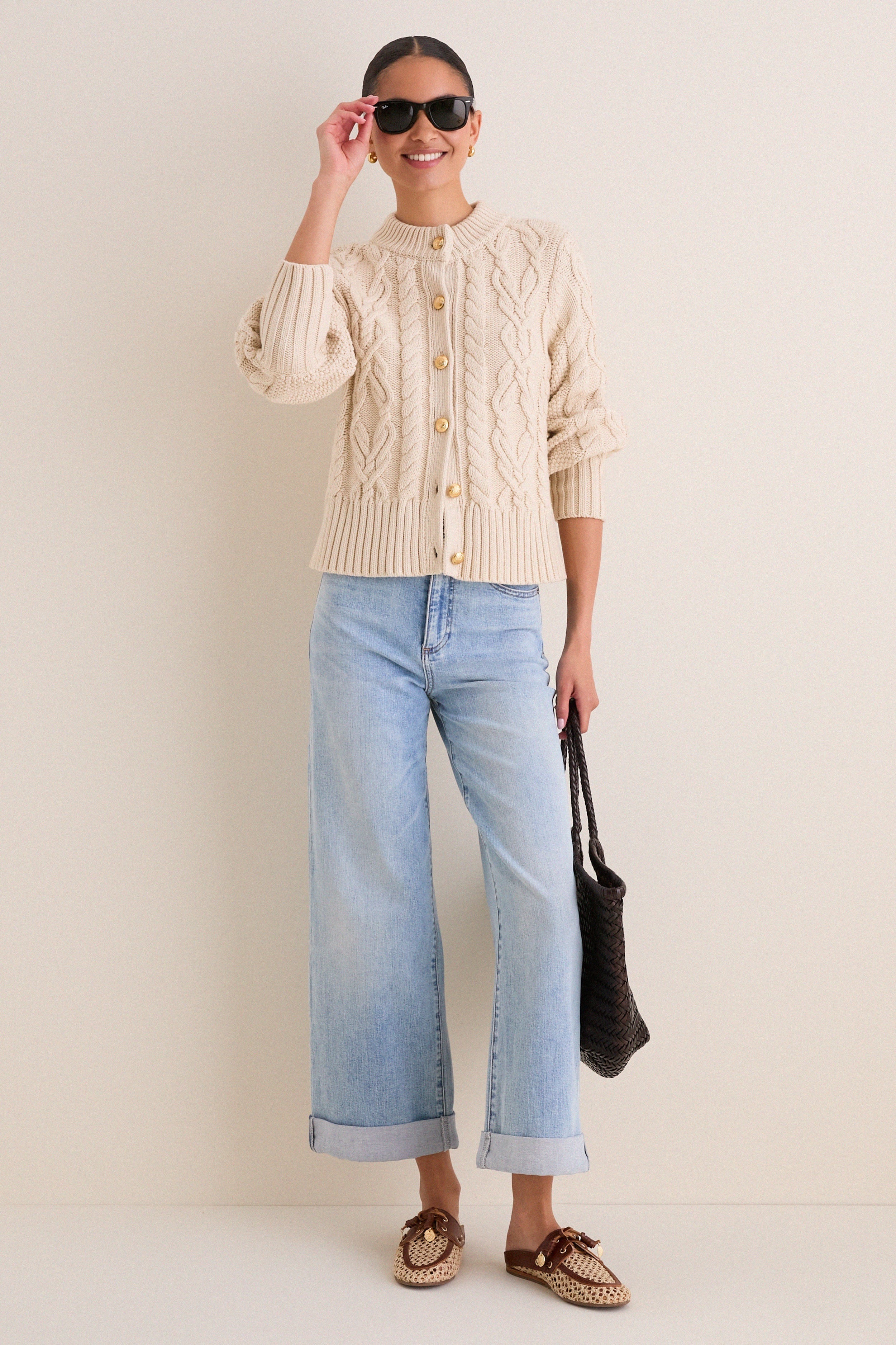 Natural Crochet Naveta Loafers
