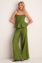 Olive Green Vivir Pants