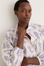 Lilac Print Logan Shirt