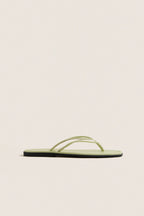 Pistachio Green Clea Piping Sandals