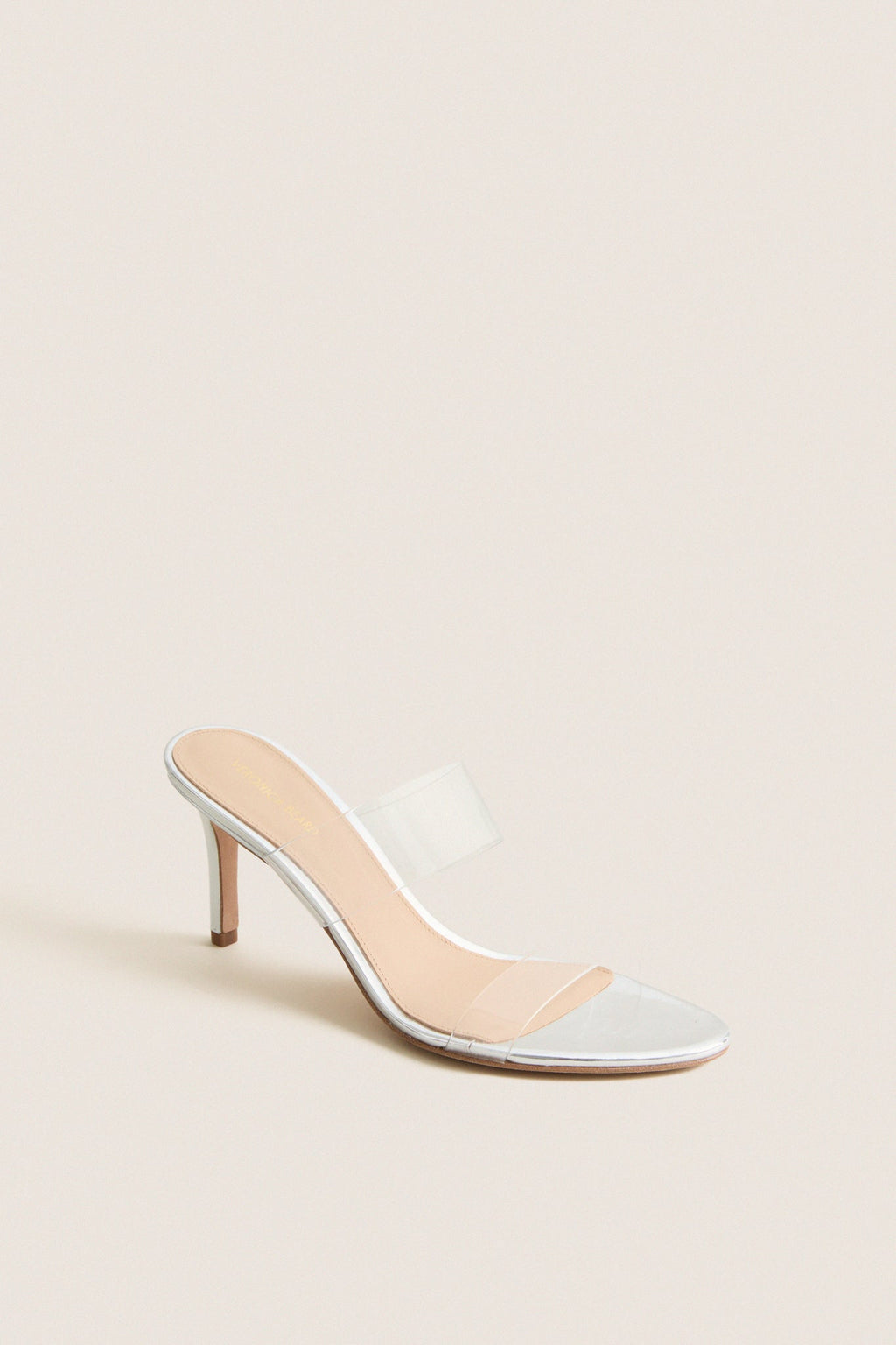 Silver Asha 75 Heels