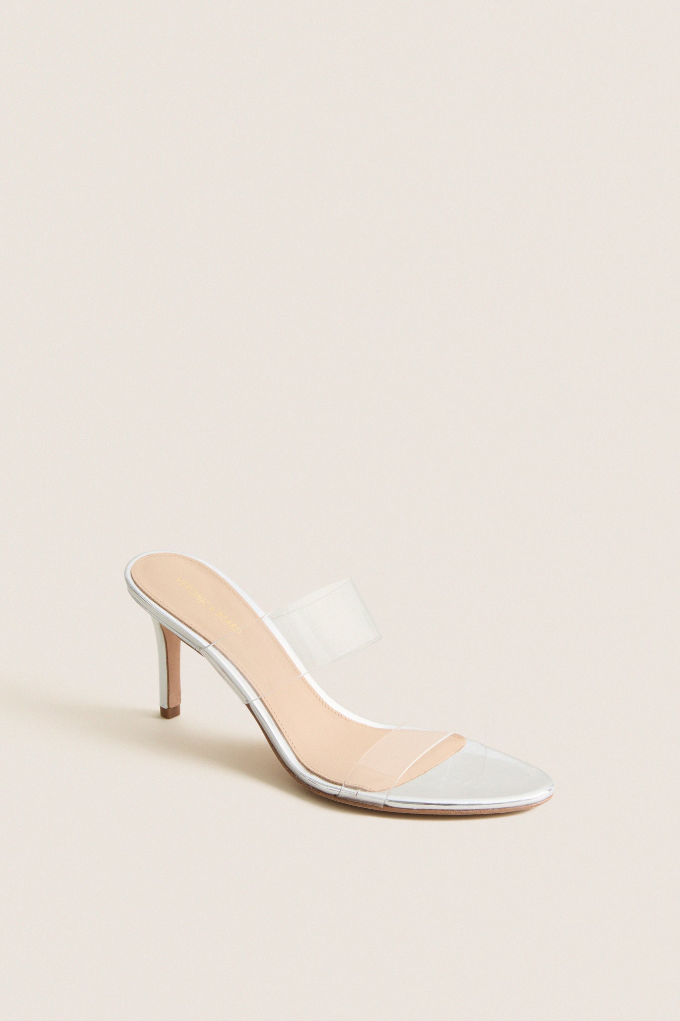 Silver Asha 75 Heels