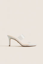 Silver Asha 75 Heels