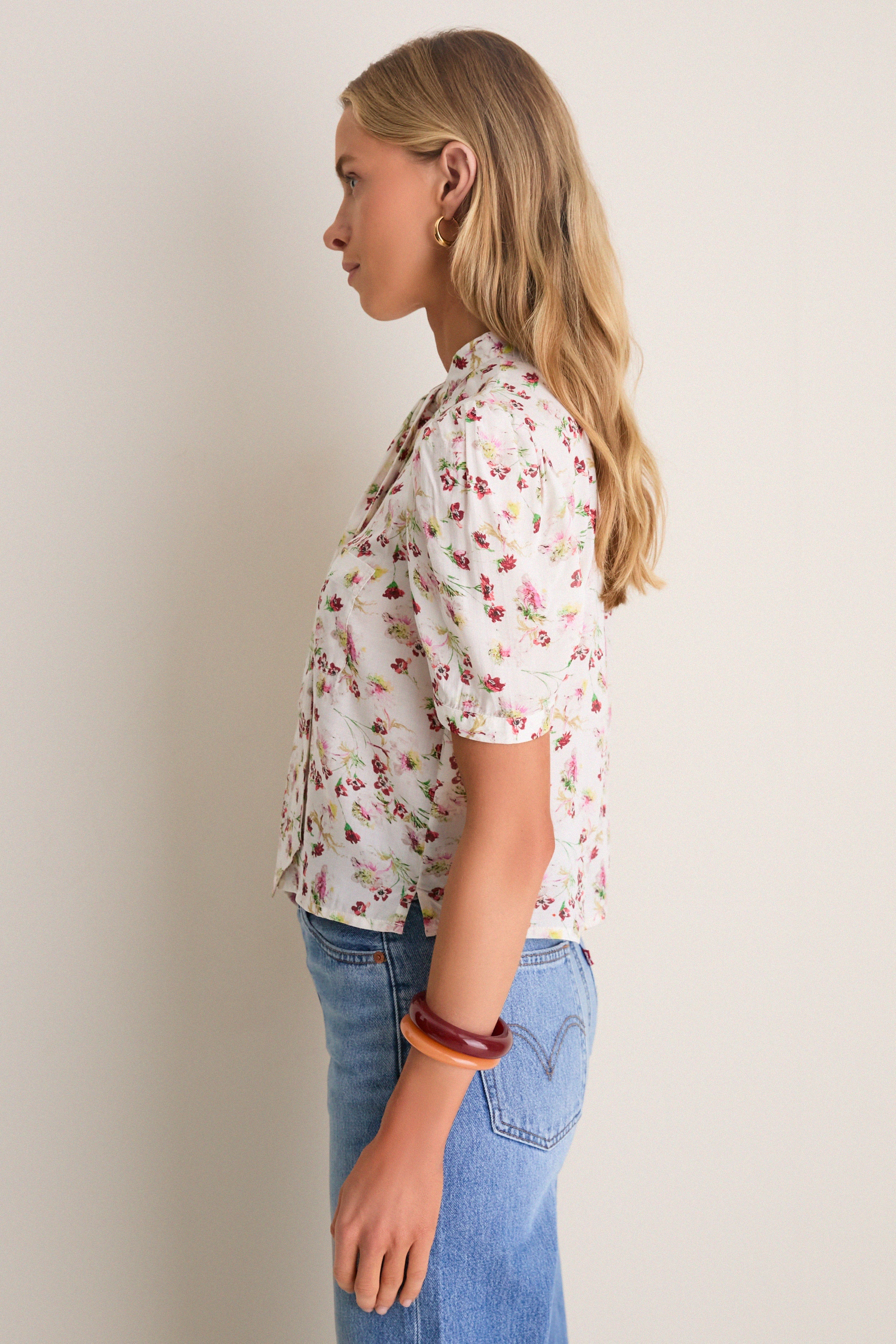 White Chance Wild Garden Shirt
