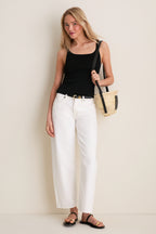 White Jamie Ankle Curve Jean