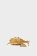 Gold Splash Metal Clutch