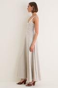 Natural Madison Linen Dress