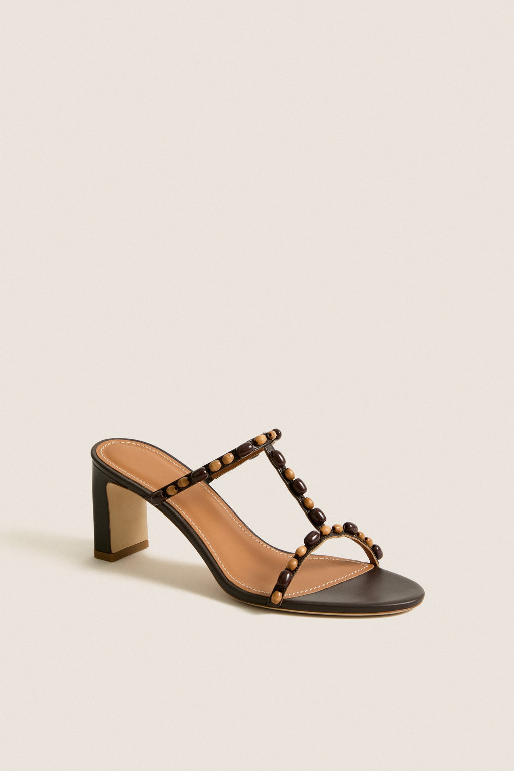 Wood Beads Talita Heel
