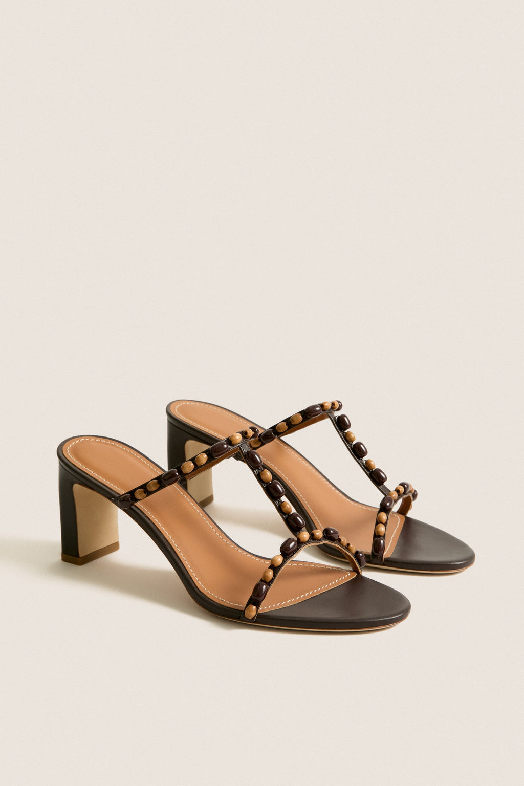 Wood Beads Talita Heel