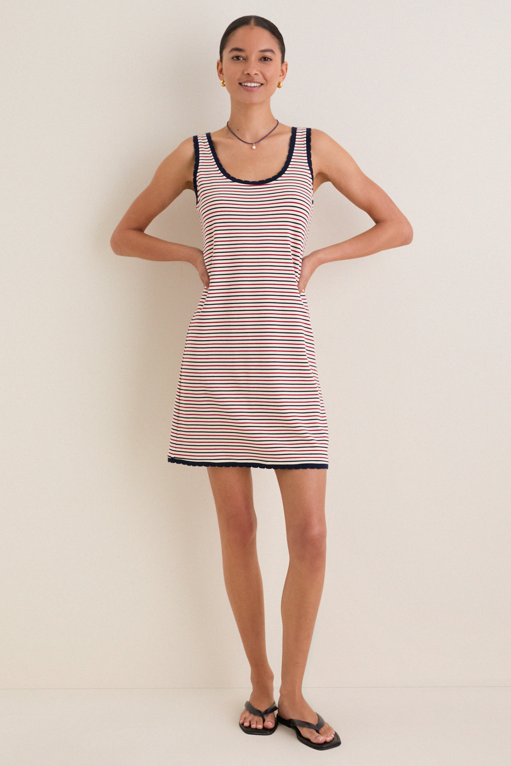 Fairgrounds Stripe Knit Lowe Mini Dress