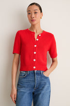 Tomato Elle Cardigan in Linen Cotton