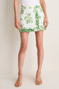 Delft Bouquet White Tyla Skirt