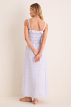 Navy and White Analiese Nap Dress