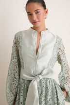 Sage Lace Calliope Dress