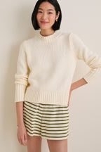 Ivory Cotton William Crewneck