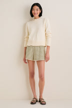 Ivory Cotton William Crewneck