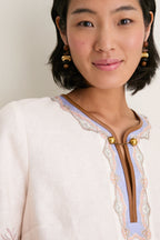 Cream Paisley Alchemy Tunic Dress