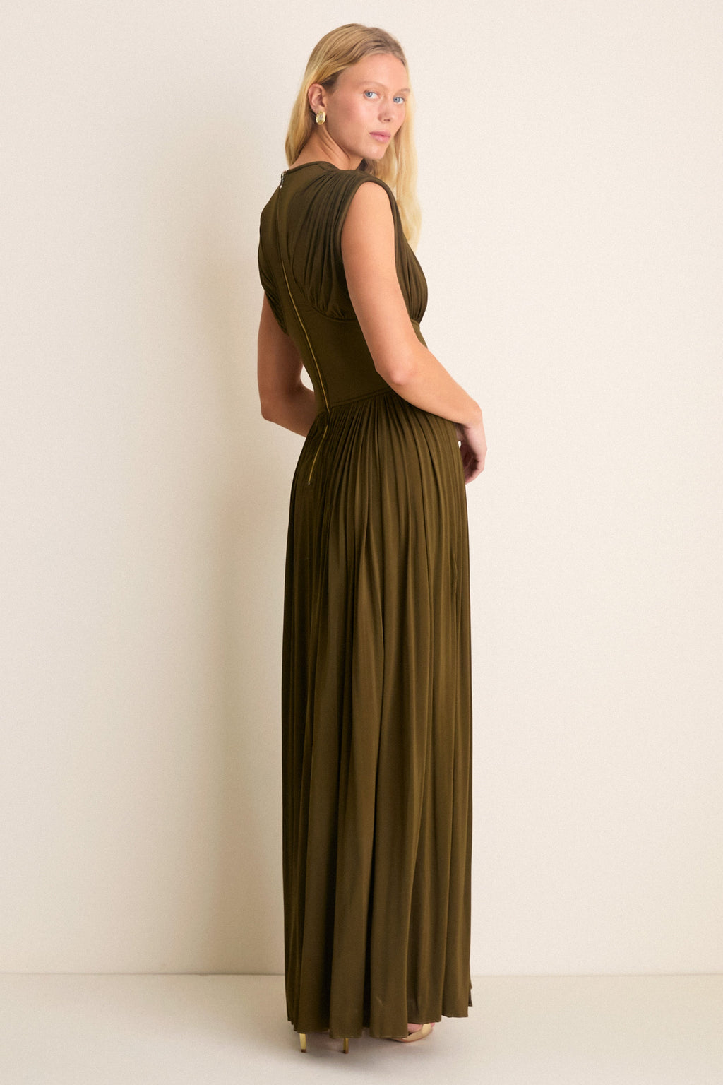 Olive Luna Column Dress