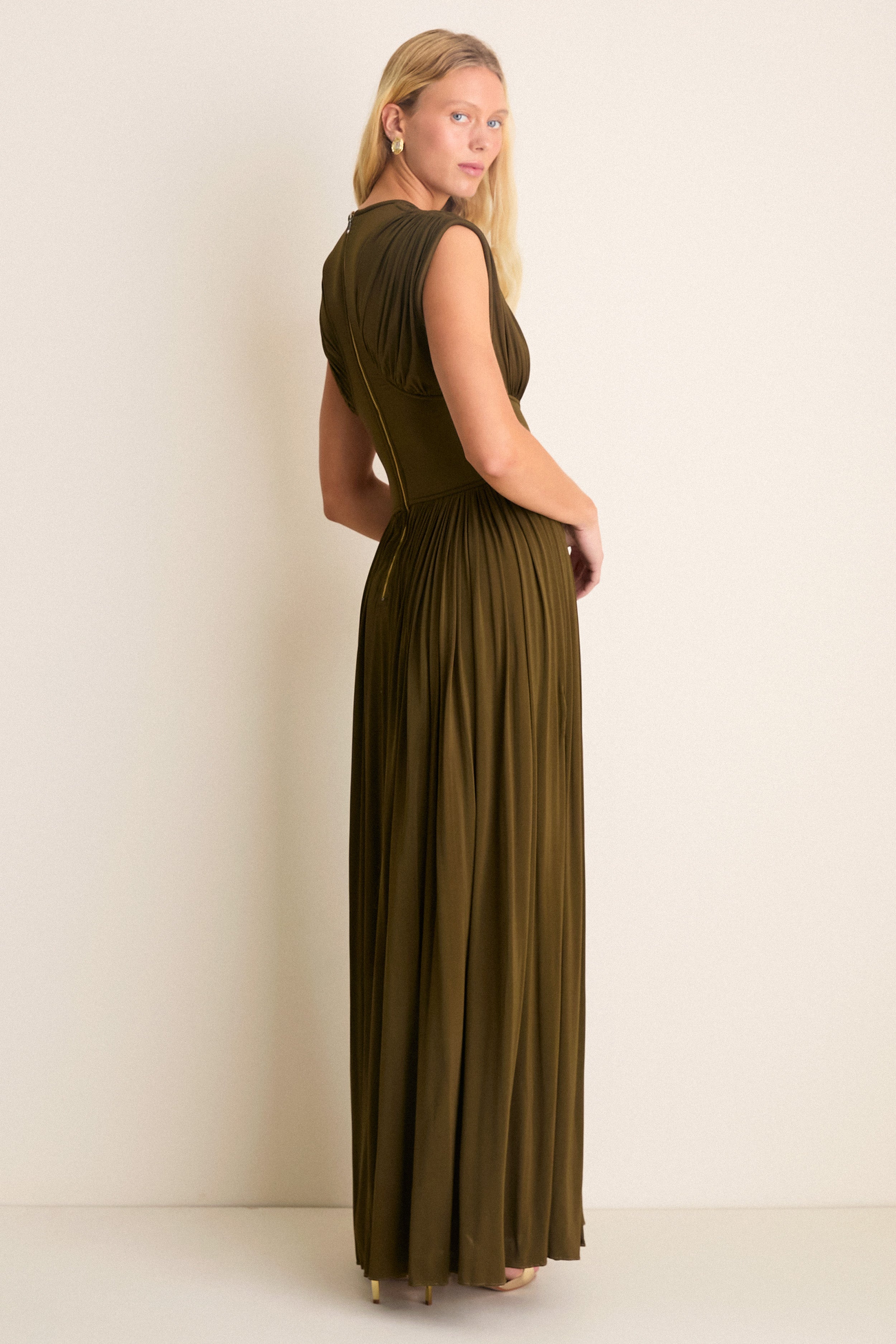 Olive Luna Column Dress