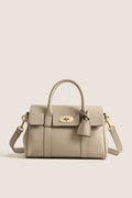 Cashmere Taupe Small Bayswater Satchel