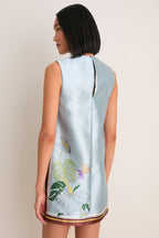 Ice Blue Alfie Mini Dress