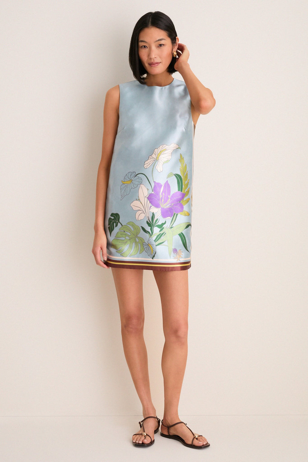 Ice Blue Alfie Mini Dress