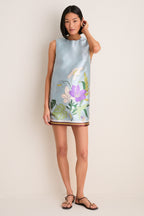 Ice Blue Alfie Mini Dress