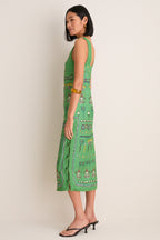 Multi Sun Dancer Midi Dress