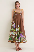Chocolate Alfie Twist Sundress