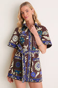 Chocolate Jasper Mini Dress