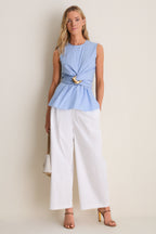 Optic White Wilson Pants