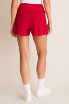 Red Scallop Performance Jersey Marisa Short