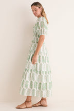 Green Mayura Percy Midi Dress