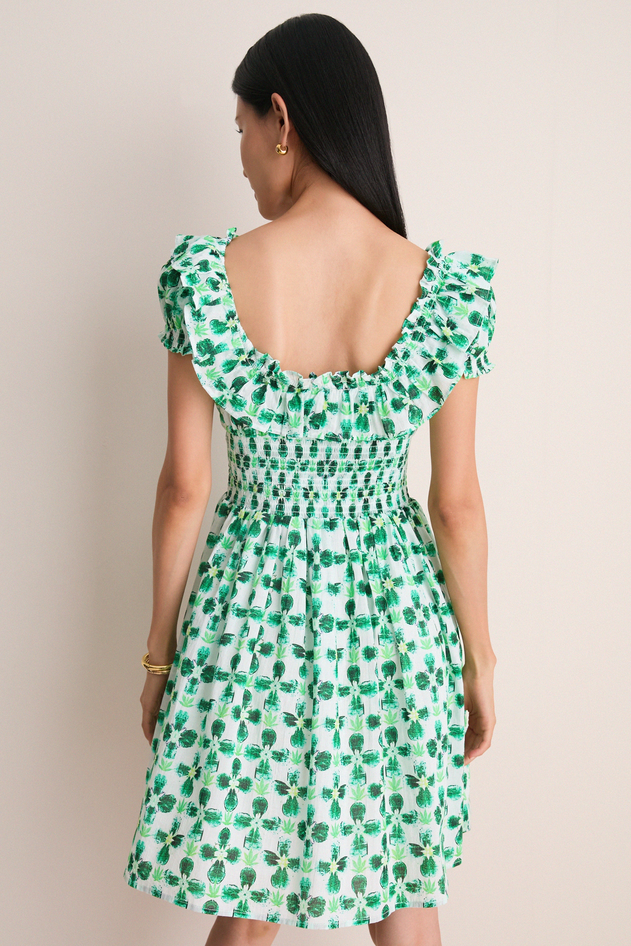 Green Aura Lowen Dress