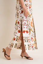 Sun Fire Garden Cream Calista Dress
