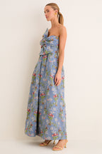 Trellis Bloom Jacquard Kathleen Gown