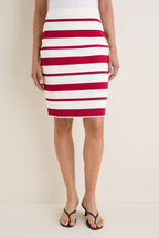 Ruby Knit Stripe Milo Pencil Skirt