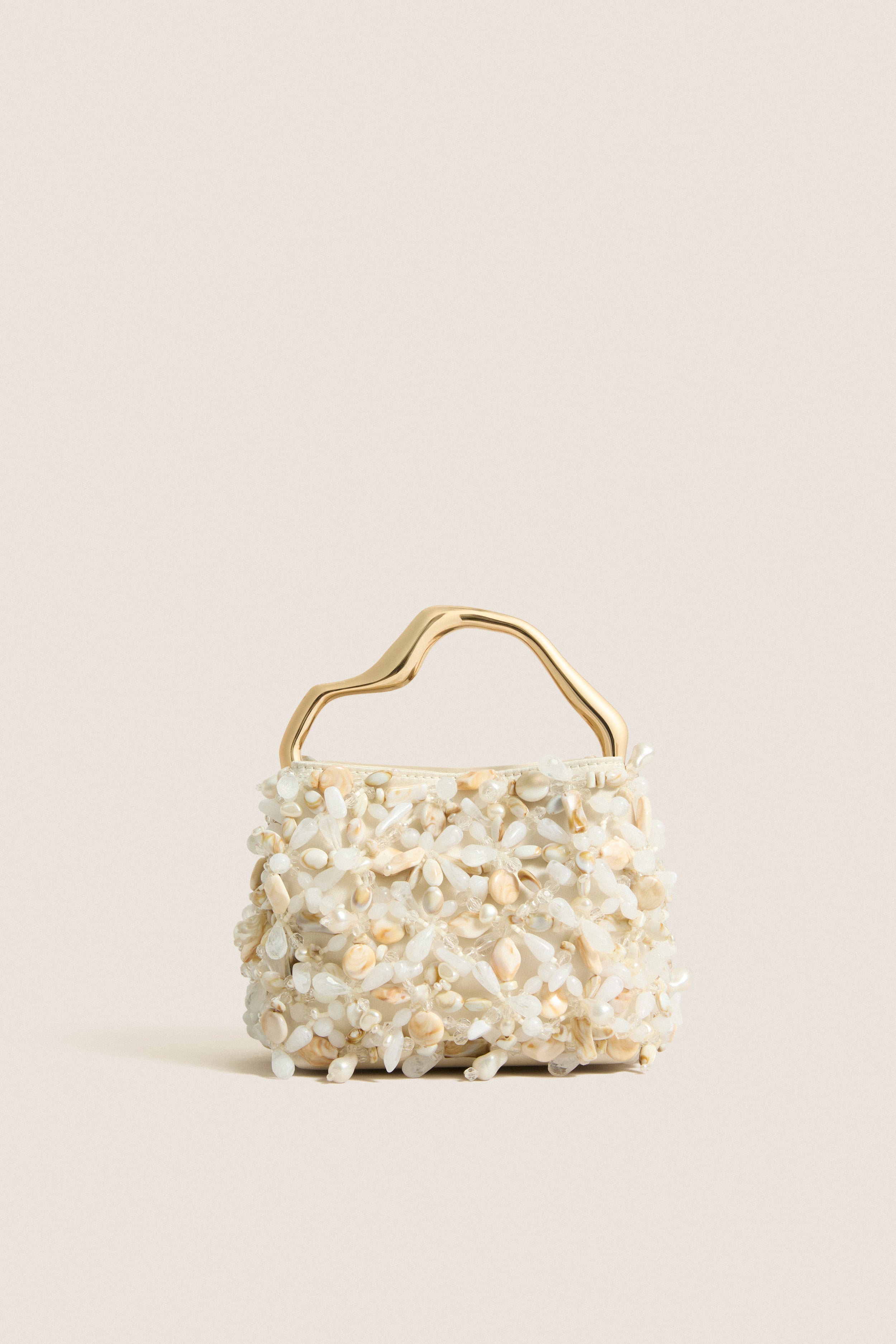 Off White Multi Solene Mini Top Handle