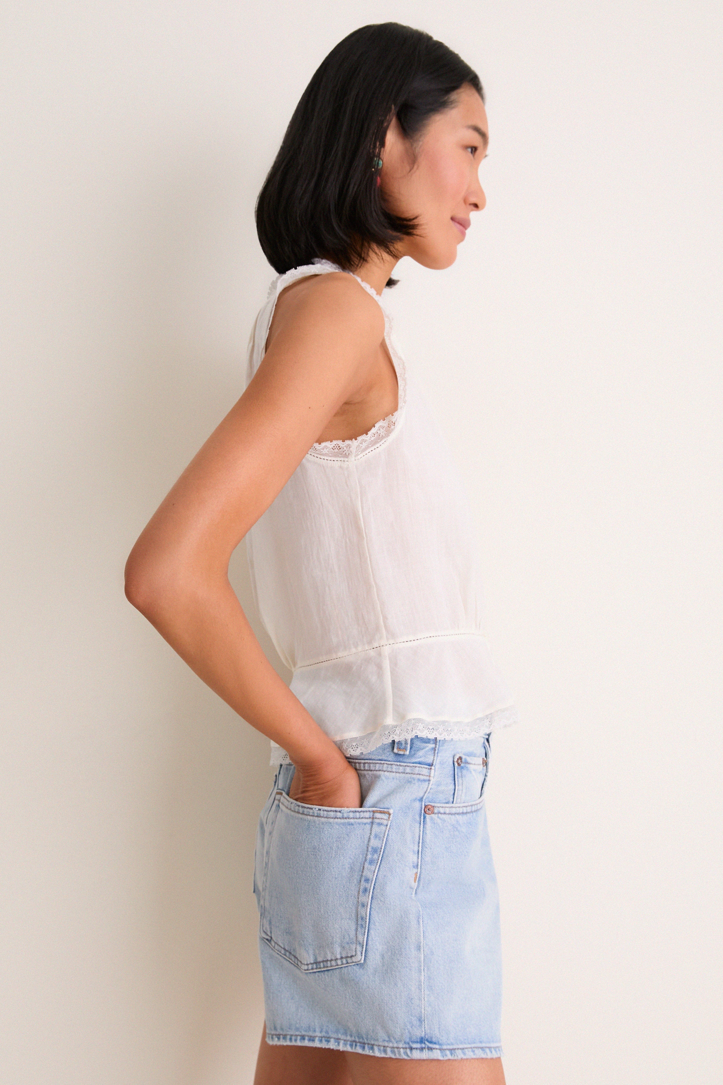 Ivory Collette Top