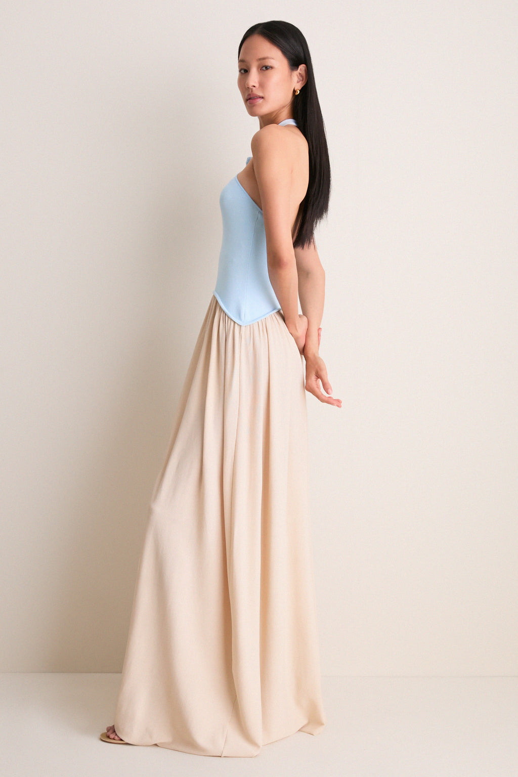 Seabreeze Dune Jordan Halter Dress