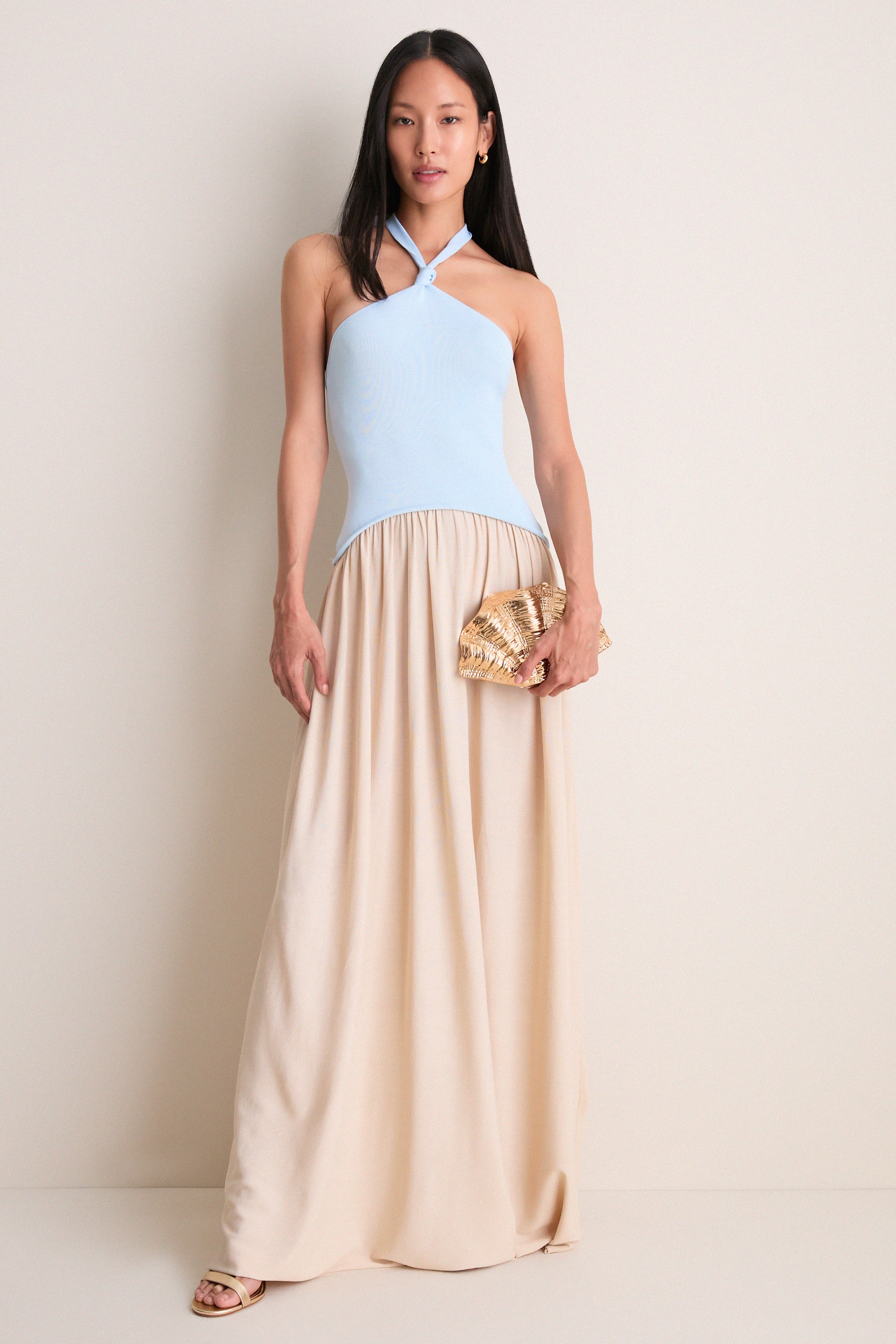 Seabreeze Dune Jordan Halter Dress