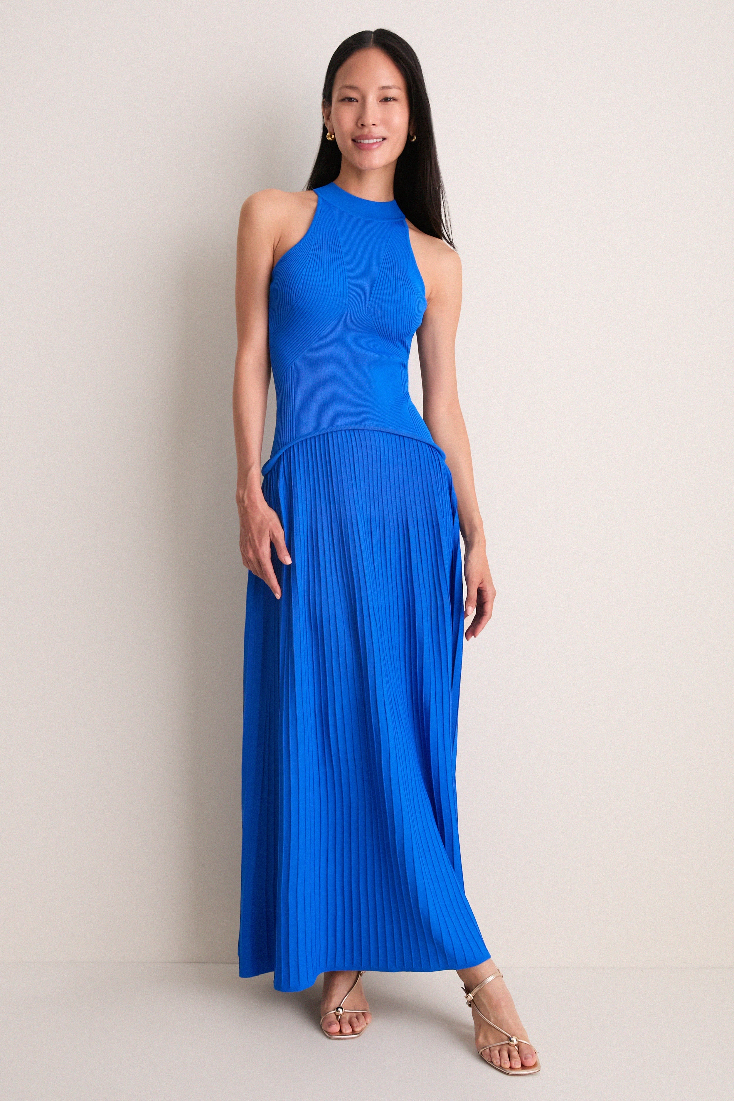Olympian Blue Isola Maxi Dress