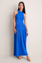 Olympian Blue Isola Maxi Dress