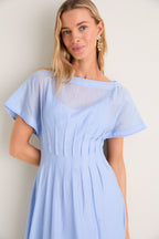 Bluebell Textured Gauze Midi Dress