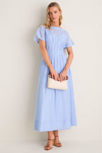 Bluebell Textured Gauze Midi Dress