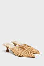 Natural Cleo Loop Heels
